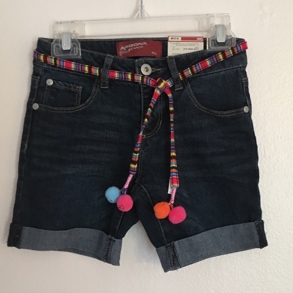 NWT Arizona Jeans Slim MIDI Shorts 10